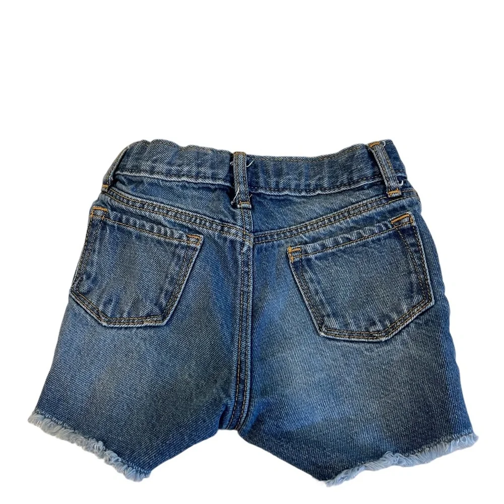 Old Navy Girls Shorts Lot of 2 Cut Off Style Size 4T EUC